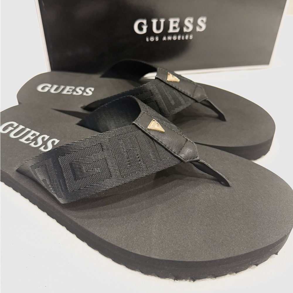 GUESS MENS HULLER SLIP ON SHOES COLOR BLACK 001
